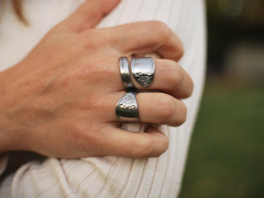 Day Dream Spoon Ring, Stainless Steel