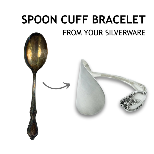 Memorial Jewelry And Keepsakes from YOUR Silverware: Spoon Cuff Bracelet