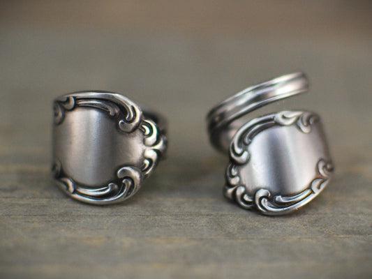 St. Louis Spoon Ring, Stainless Steel