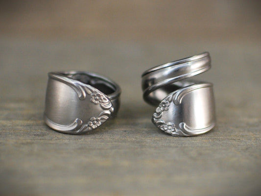 Plantation Spoon Ring, Stainless Steel