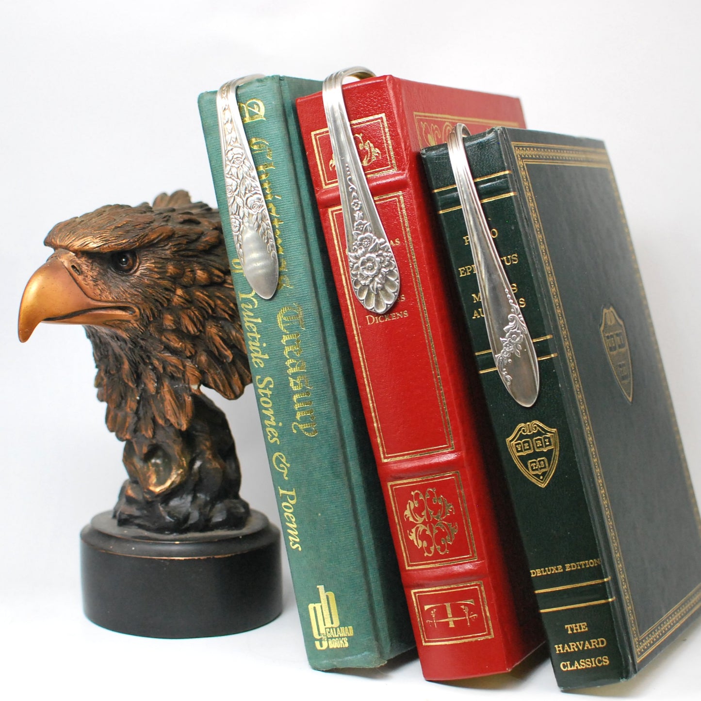 Antique Silver Spoon Bookmark –  Personalized Heirloom Gift for Book Lovers