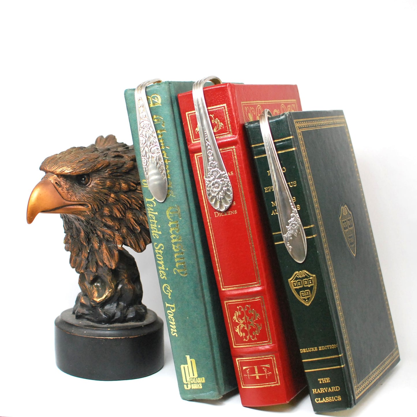 Antique Silver Spoon Bookmark –  Personalized Heirloom Gift for Book Lovers