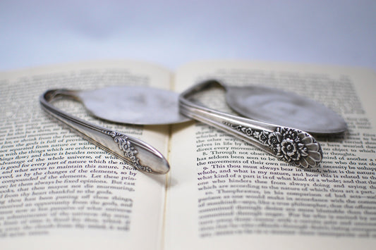 Classy Spoon Bookmark Handmade from YOUR Silverware: Memorial Jewelry and Keepsakes