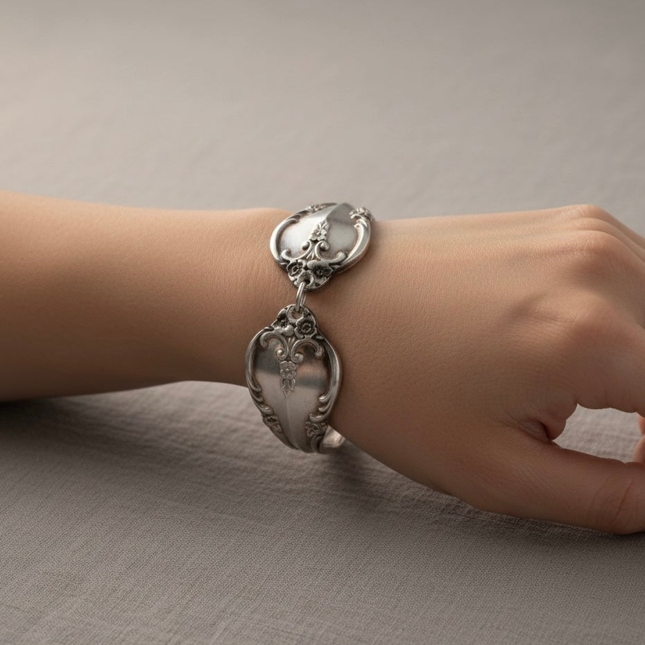 Memorial Jewelry And Keepsakes from YOUR Silverware: Spoon Handle Bracelet