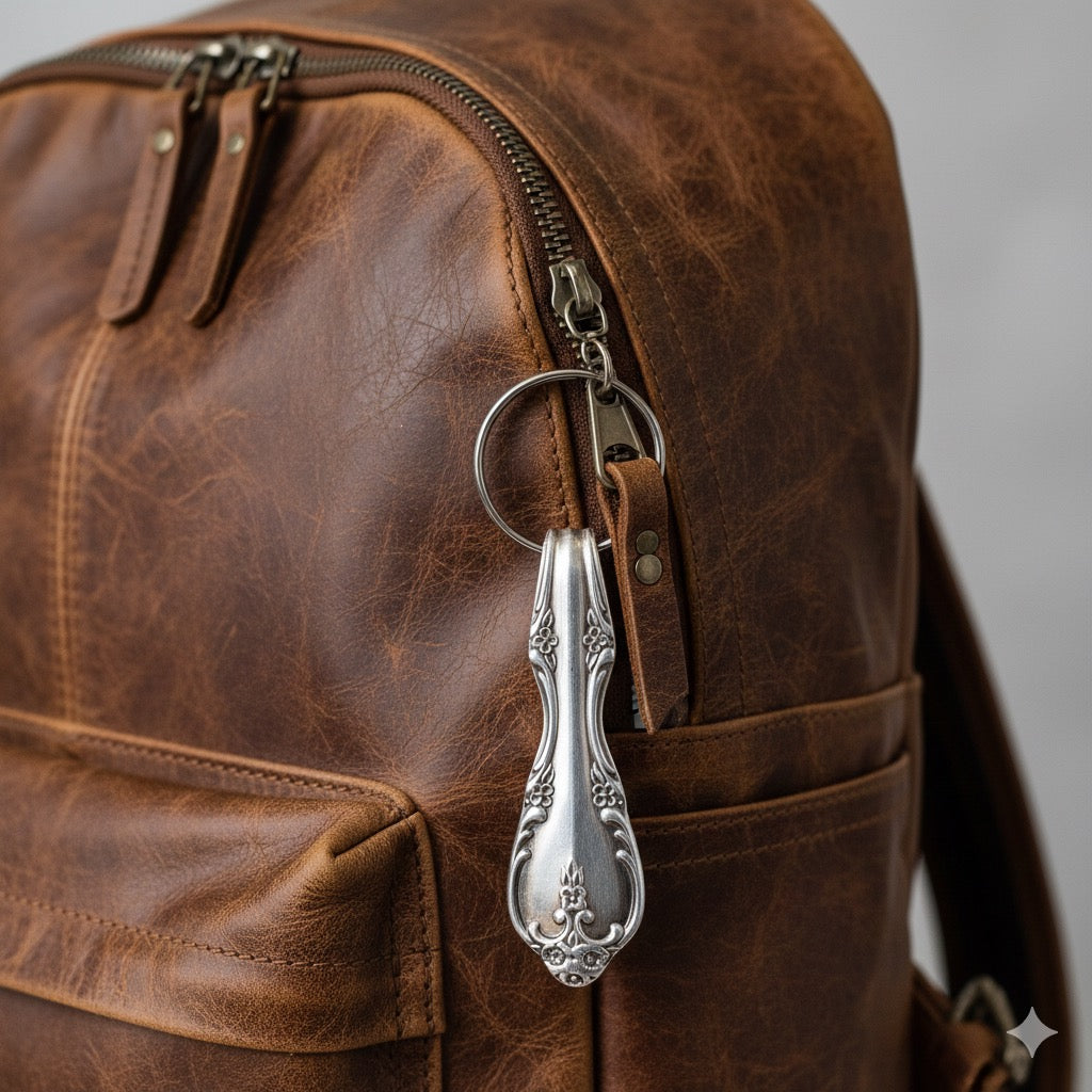 Memorial Jewelry And Keepsakes from YOUR Silverware: Handle Keychain