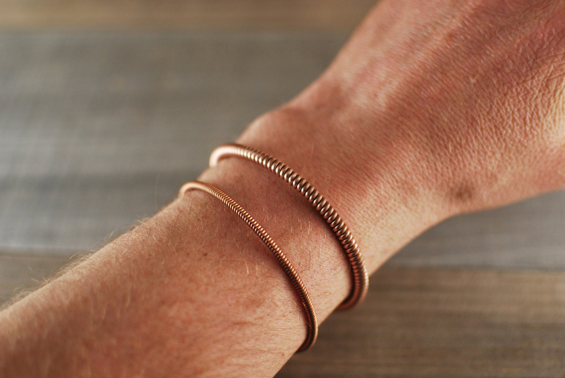 Recycled Piano String Bracelet: Hook and Eye Clasp, Musician Gift