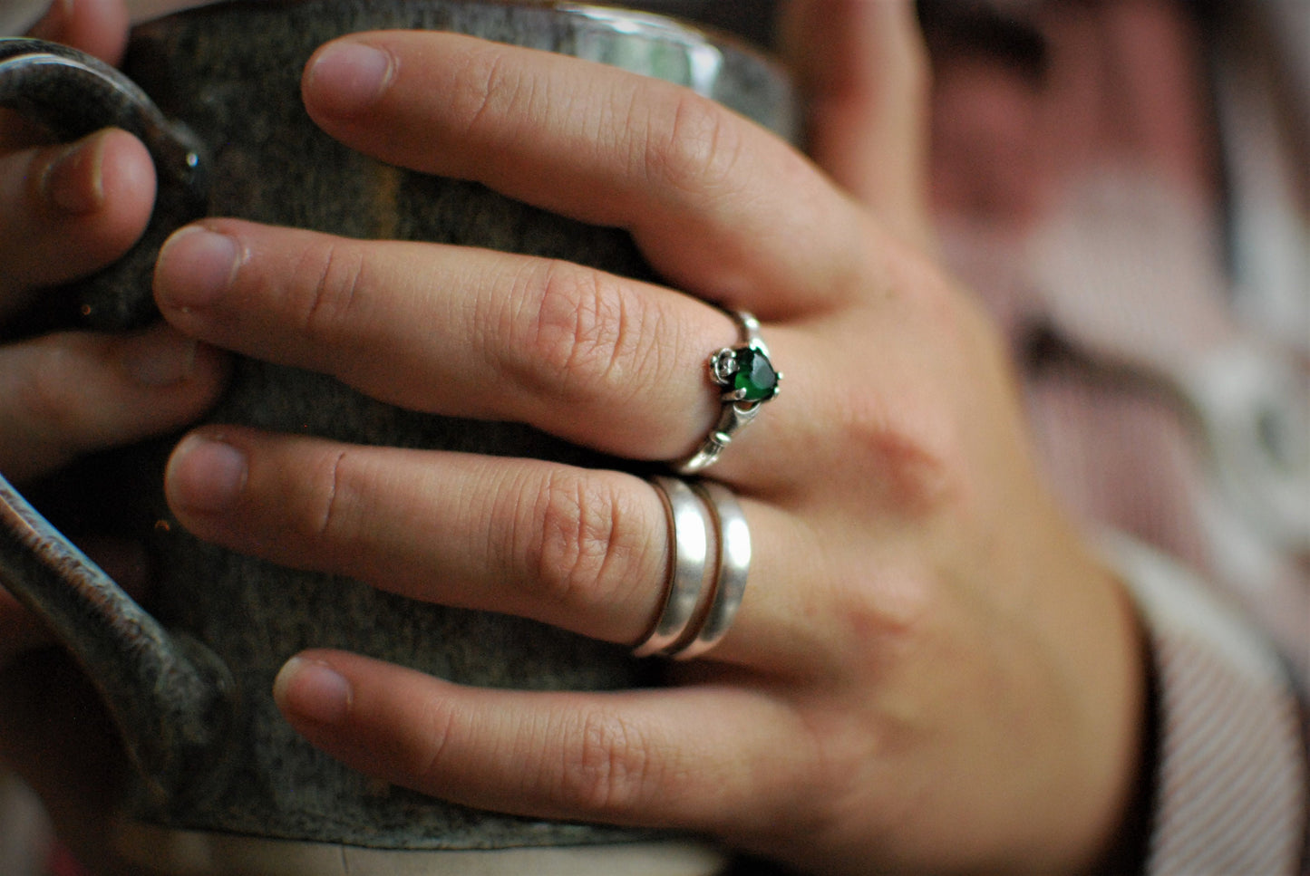 Recycled Silver Plated Fork Ring: Handcrafted Silverware Jewelry