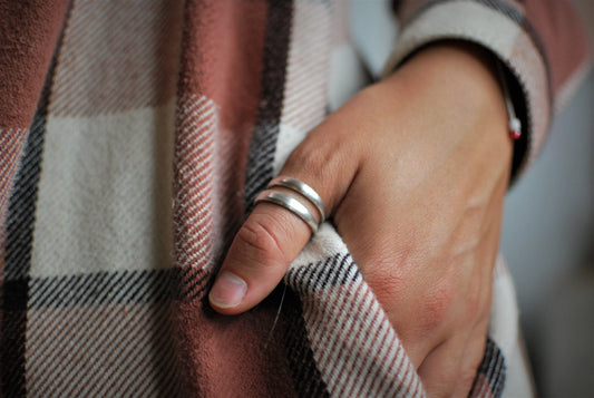 Recycled Silver Plated Fork Ring: Handcrafted Silverware Jewelry