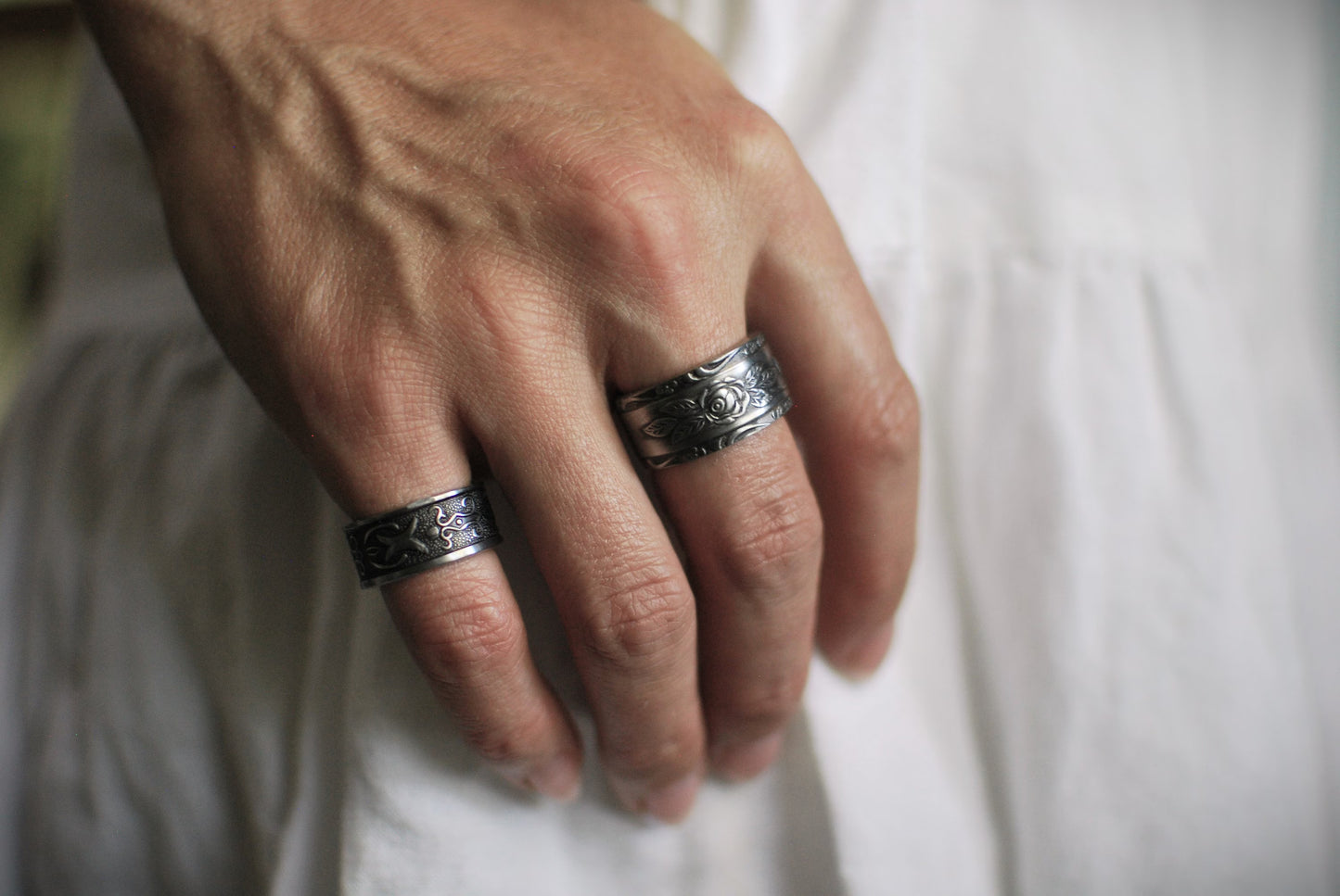 Memorial Jewelry And Keepsakes from YOUR Silverware: Band Spoon Ring