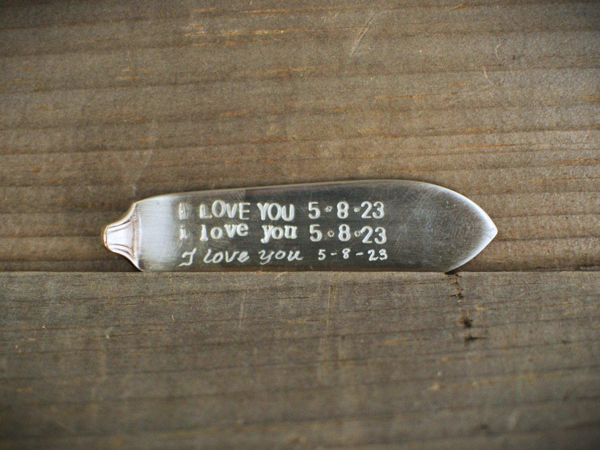 Personalized Spoon Jewelry Add-on: Purchase to Add Stamping or Engraving