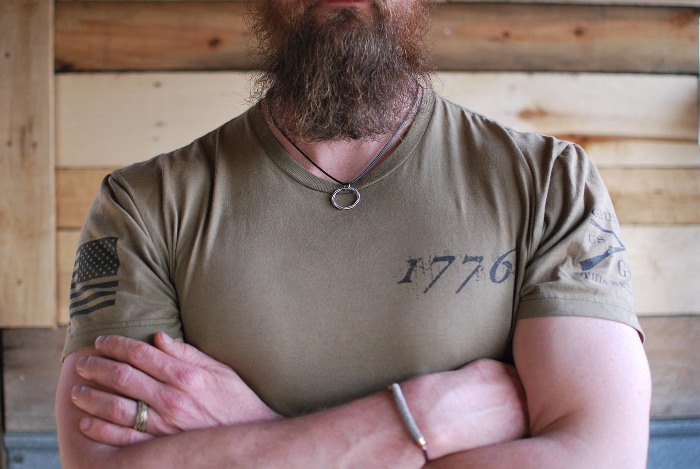 Recycled Guitar String Circle Pendant Necklace - Music Lover Gift