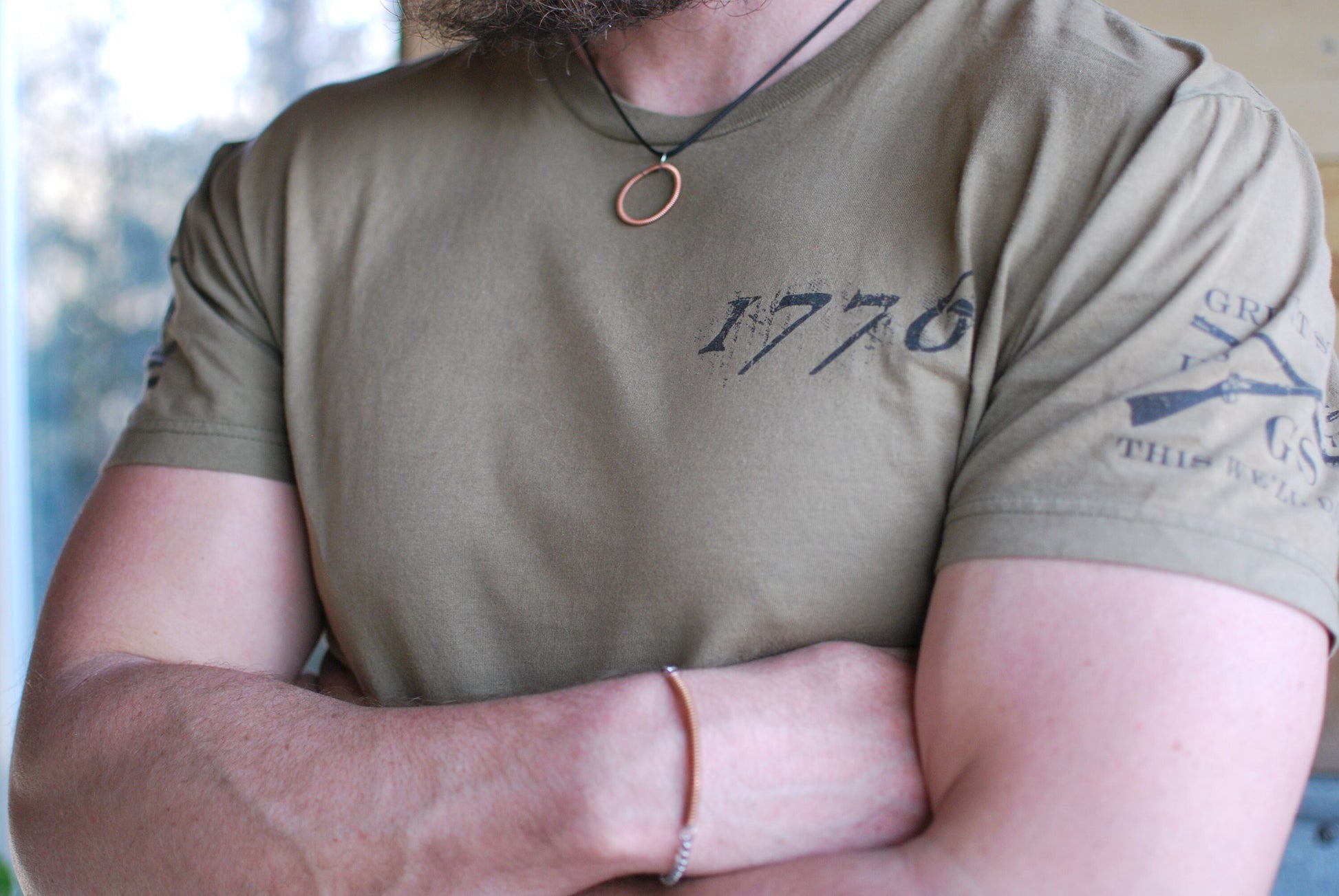 Recycled Piano Wire Circle Pendant: Musician Gift