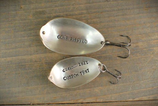Custom Spoon Fishing Lure, Customized Fishing Lure, Spoon Lure, Fishing Lure, Personalized Fishing Lure, Fathers Day Gift, Fishing Gift