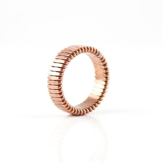 Hammered Piano Wire Ring