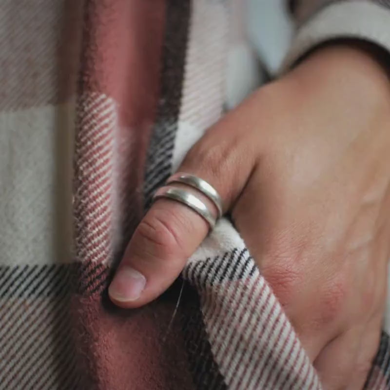 Recycled Silver Plated Fork Ring: Handcrafted Silverware Jewelry