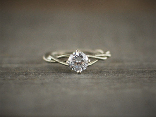 Guitar String Purity Ring, Engagement Ring, Promise Ring, Guitar String Ring, Guitar String Jewelry, Purity Rings, Unique Engagement Ring