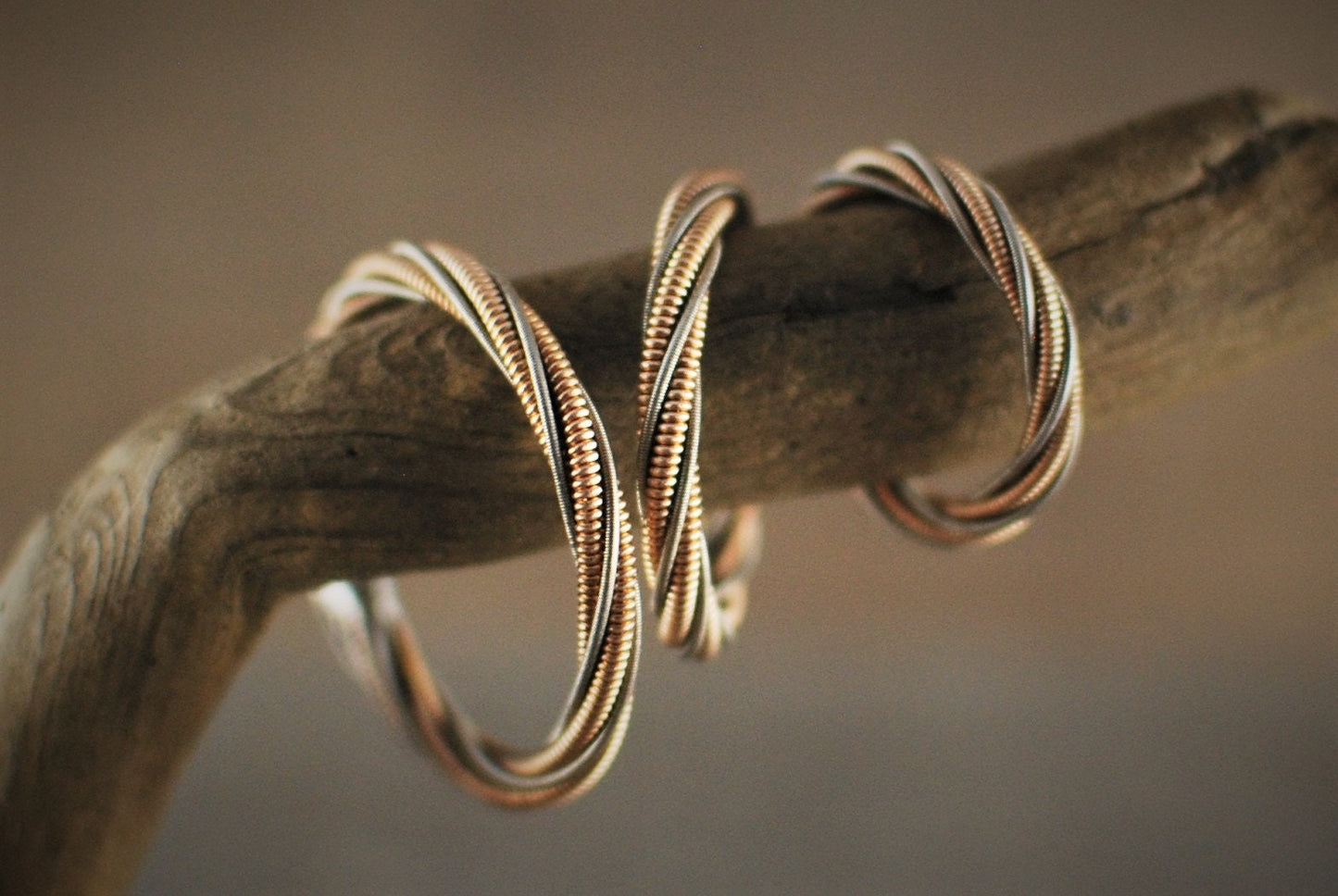 Guitar String Ring, Two Strings Twisted Together, Guitar String Jewelry, Guitar Gift, Gift for Guitarist, Copper Ring, Unique Ring, Acoustic
