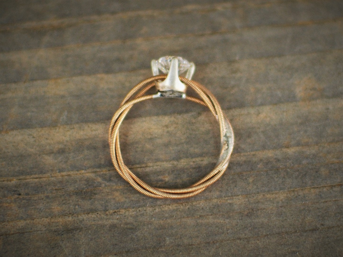 Guitar String Engagement Ring, Purity Ring, Rose Gold Guitar Ring, Guitar String Jewelry, Unique Engagement Ring, Guitar Gifts, Wedding Ring